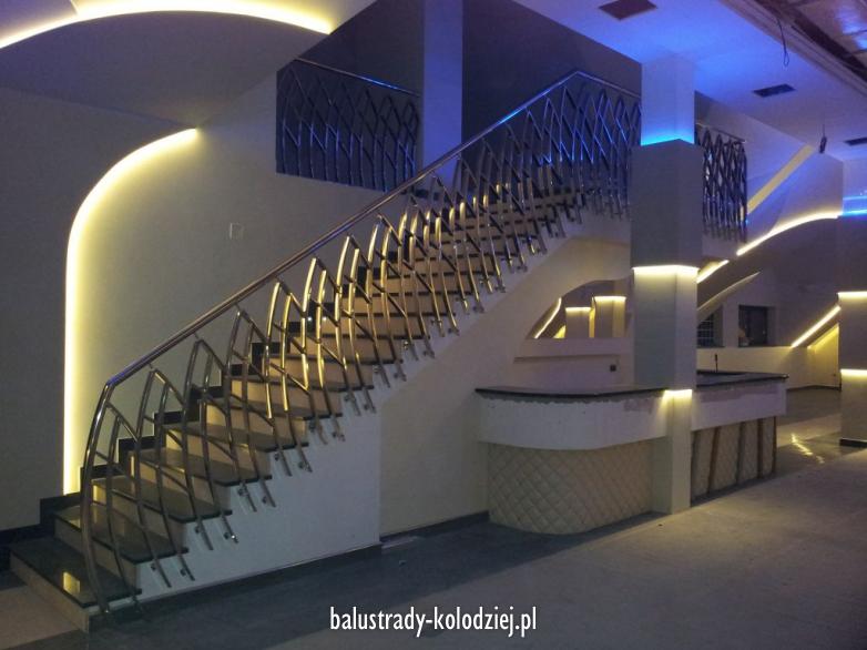 Orchidea balustrady z stali nierdzewnej Waksmund Maopolska materia profil gity