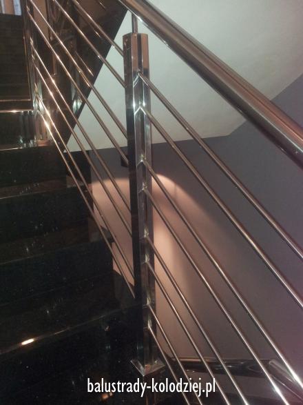 Piwniczna balustrady z stali nierdzewnej