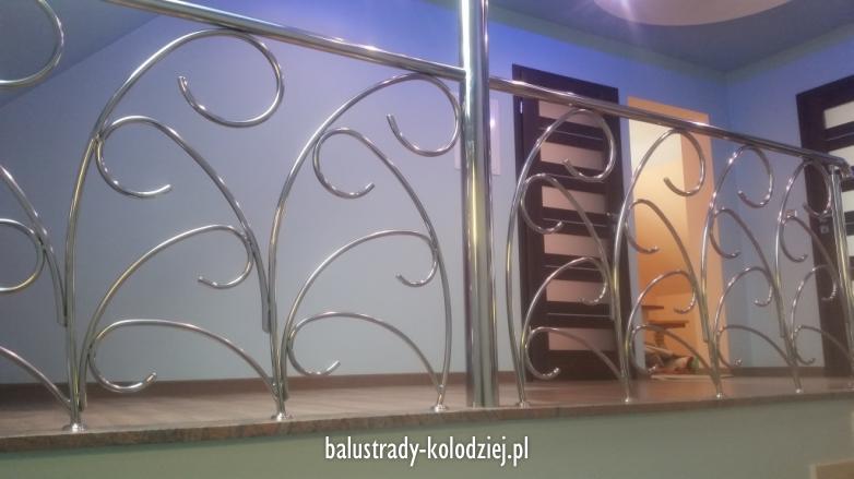 Limanowa balustrady z stali nierdzewnej