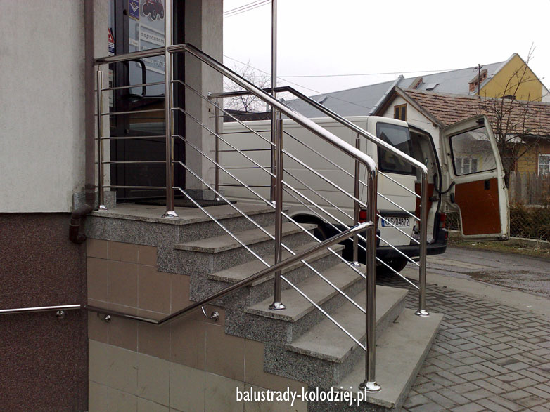Balustrada ze stali nierdzewnej. Prywatny sklep ��cko.